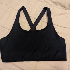 Girlfriend Collective Simone High Support Bra, Midnight Blue, Medium